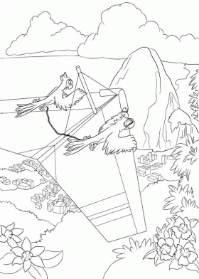 Rio Bird The Movie Coloring Pages Picture