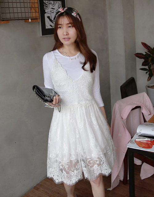 Fit and Flare Lace Dress