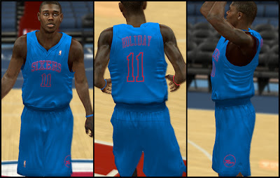 NBA 2K13 Philadelphia 76ers Christmas Jersey