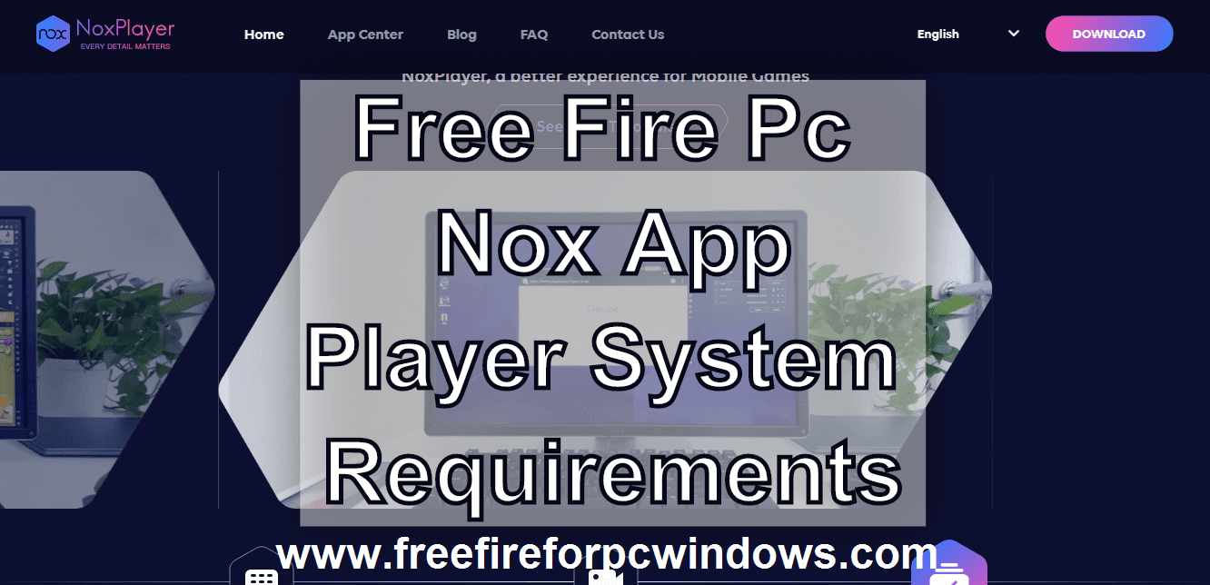 Free Fire Pc System Requirements Bluestack Nox App Player