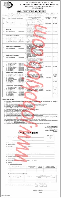 National Accountability Bureau Islamabad Jobs in 2023 |Government Job in Pakistan