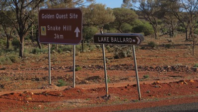 Lake Ballard Sign
