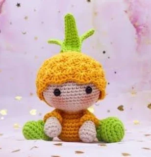 PATRON GRATIS MUÑECA PIÑA AMIGURUMI 53583