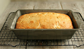 Skinny Banana Bread with Cream Cheese Swirl