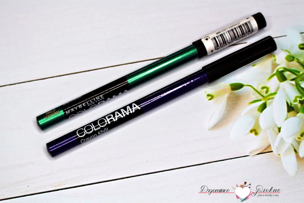 Maybelline, Colorama Crayon Khol  320 Vibrant Violet , 300 Edgy Emerald