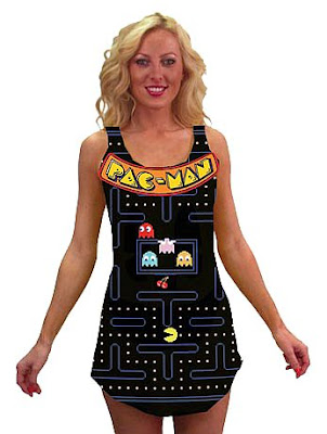 Pac-Man Video Game Dress Costume for Women