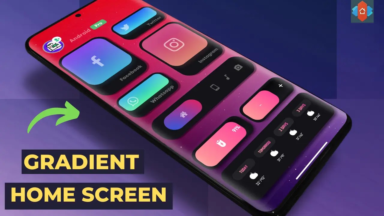 Dark Home Screen Setup Android Best