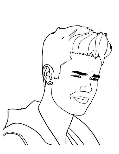 Justin Bieber: Justin Bieber Colouring Pages
