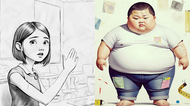 A split image that features the two pieces of artwork reviewed in this blog post.