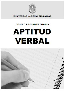 Libros de Aptitud Verbal pdf CEPRE UNAC 