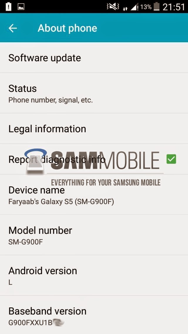 Video exclusive S5 Samsung Galaxy running Android Lollipop Video exclusive S5 Samsung Galaxy running Android Lollipop