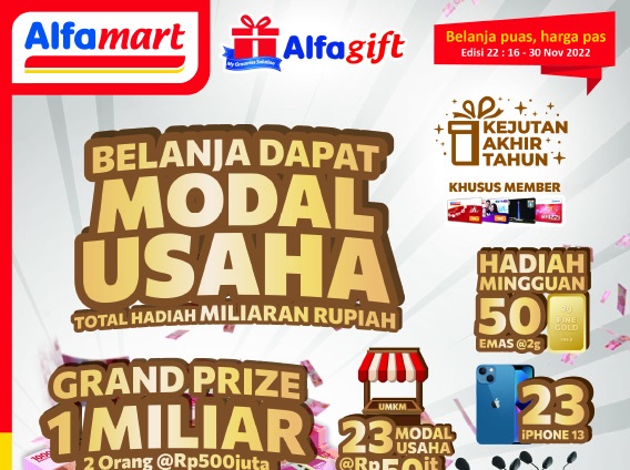 Katalog Promo Alfamart Periode 16 - 30 November 2022