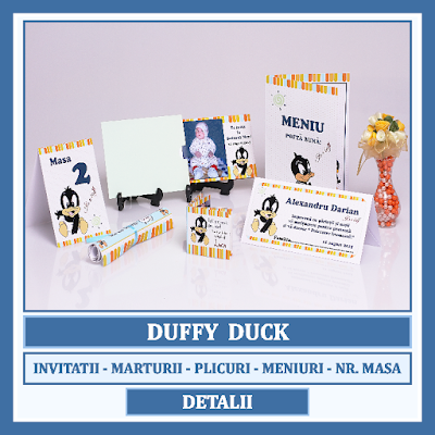 http://www.bebestudio11.com/2016/12/modele-asortate-botez-duffy-duck.html