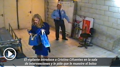 Resultado de imagem para cristina cifuentes roubando