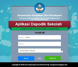 Gambar Menu Login dapodik