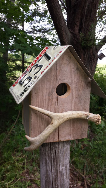 License Plate Birdhouse