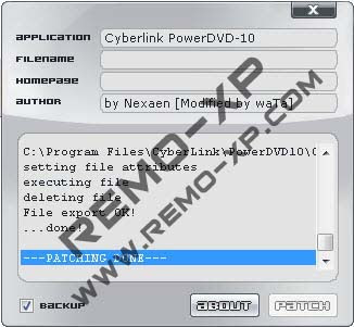 patch powerDVD 3D Mark 10