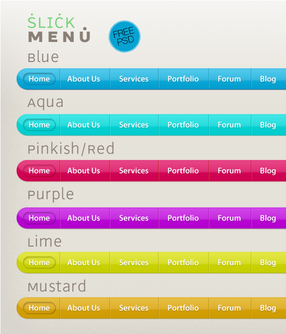 100+ Free PSD Web UI Elements For Download