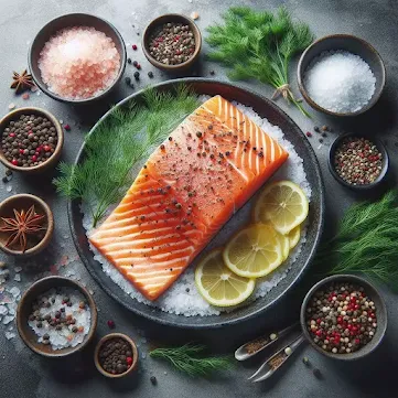 Himalayan Salt crusted Salmon