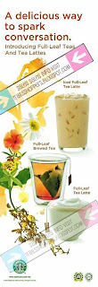 New Starbucks Coffee Full-Leaf Teas and Tea Latte