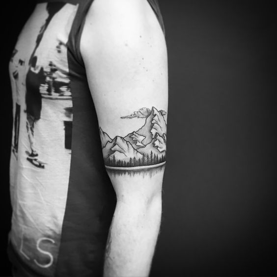 200 Best Mountain Tattoos For Men 2019 Range Geometric - 