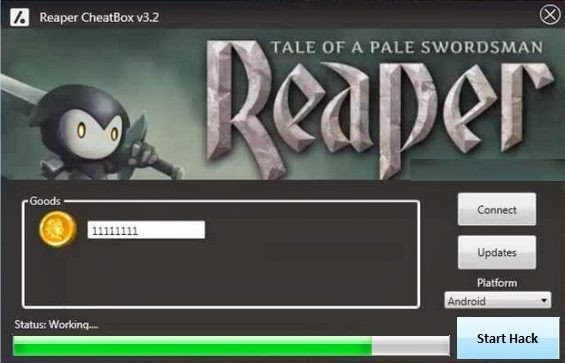 Reaper Android Hack Tool Add Coins, Unlock Skills, Add Atributes 