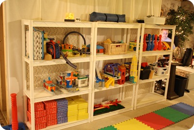 plastic shelving