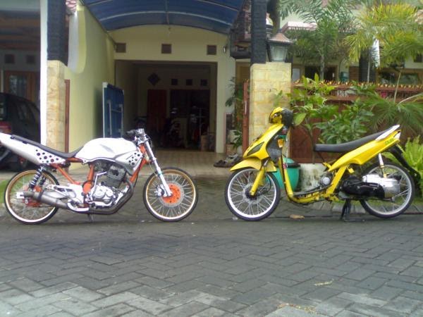 Motor Drag  Race Balap Drag  Liar Yamaha Mio Duel with 