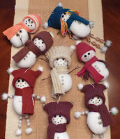 Creative snowmen ornaments
