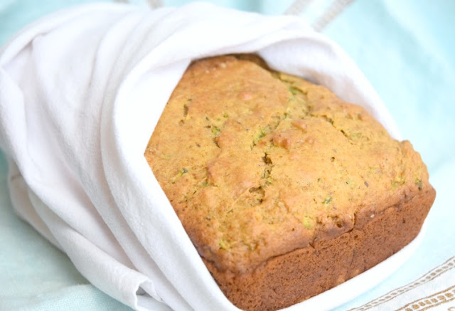 Pesto Zucchini Quick Bread