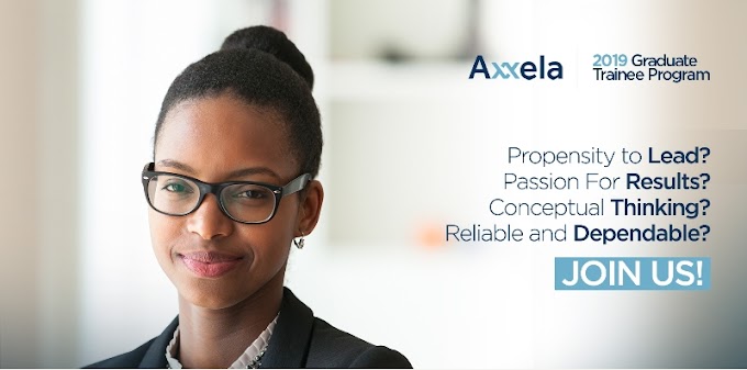 Axxela Graduate Internship Trainee Program 2019 for Nigerians 