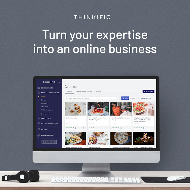 📢 Discover the ultimate online learning platform with Thinkific! 🚀🎓