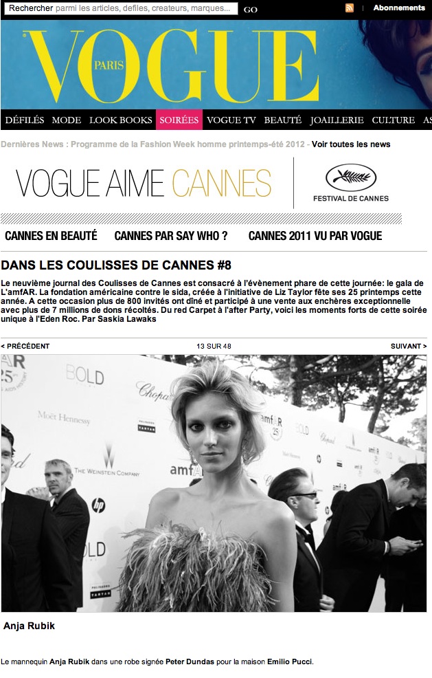 Next Model Management Talent at Cannes