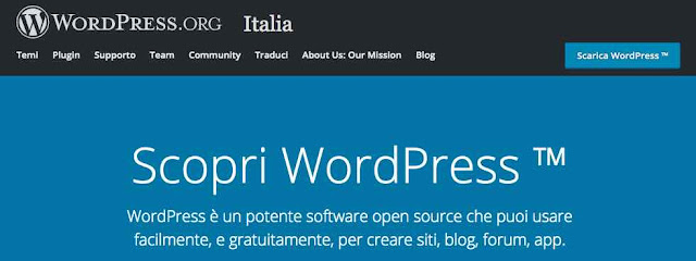 come creare un sito wordpress - wordpress italiaono