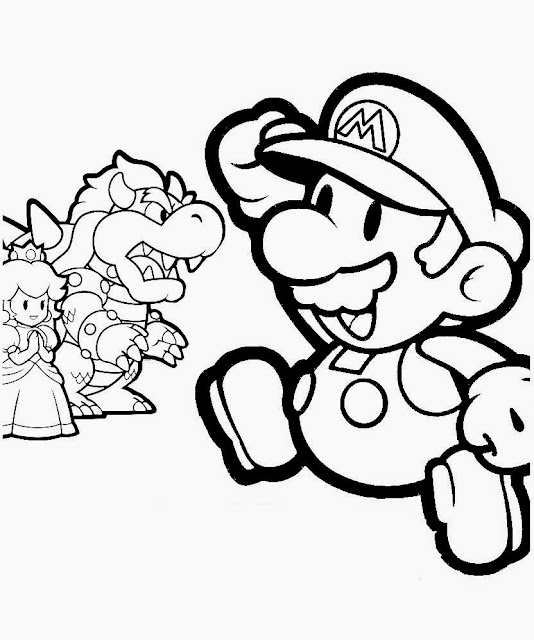 Mario Brothers bros. coloring.filminspector.com