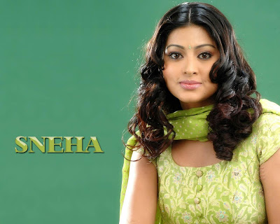 Sneha Hot in Saree Wallpapers 