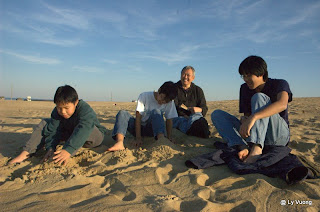 Nags Head Sand dunes, North Carolina, Thanksgiving 2008. - Now, who did that?