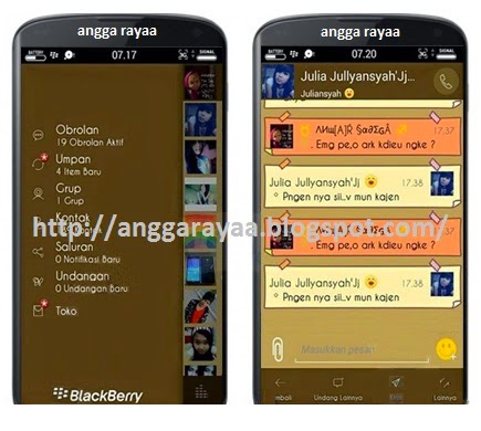 BBM Mod Brown Rasa Coklat Versi 2.7.0.23 Apk New for Android