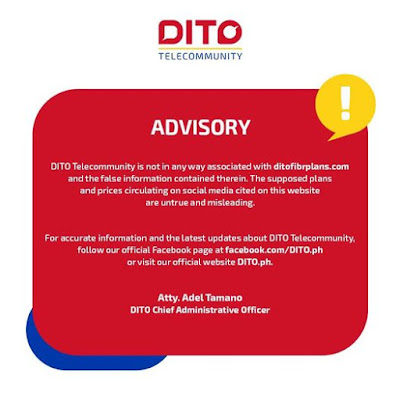 DITO Telecommunity Advisory