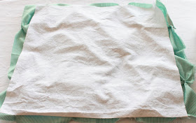 The Twist Pillow-- Free tutorial for a fun smocked throw pillow. | www.makeithandmade.com