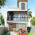 1674 Sq.ft. Compact Modern House Elevation