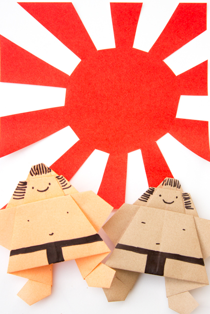 How to Fold Cute and Quirky Origami Sumo Wrestlers- Such an easy craft that kids can make!