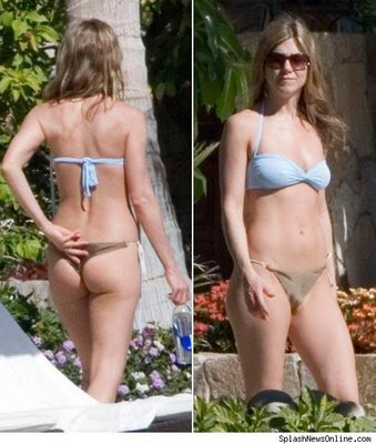 Jennifer Aniston llor al verse en bikini