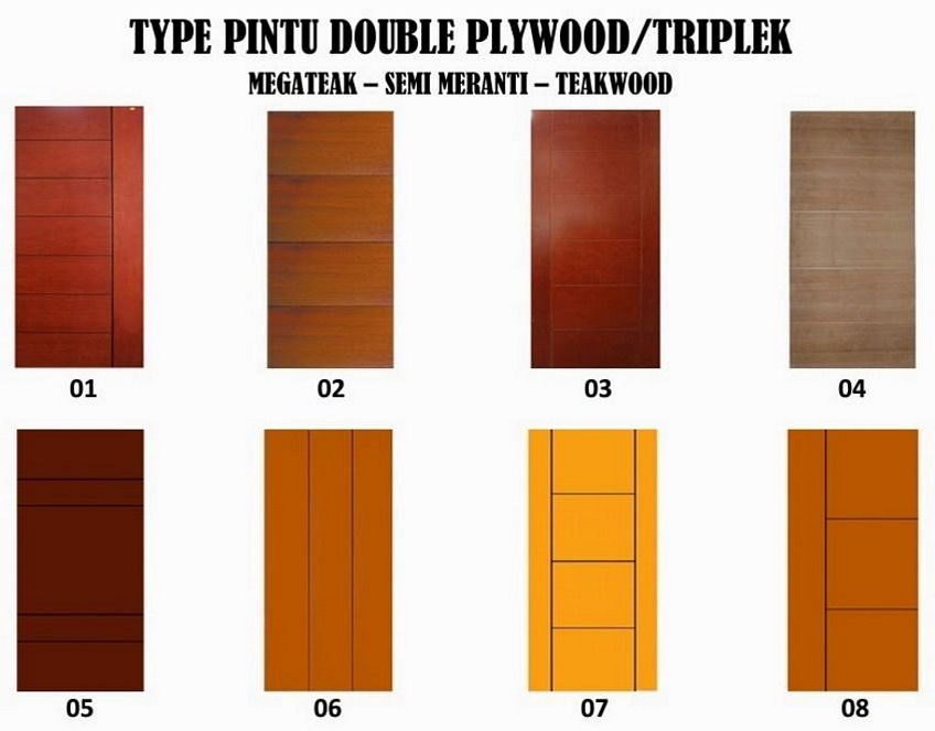 pintu double teakwood 1