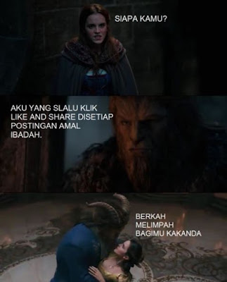 10 Meme 'Beauty and The Beast' Ini Kocaknya Nampol Banget
