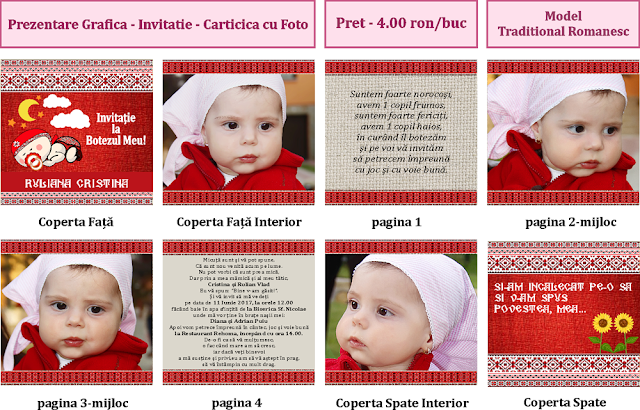 invitatii botez carticele