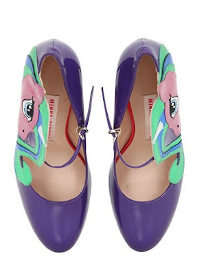 Minna Parikka purple Unicorn Shoes