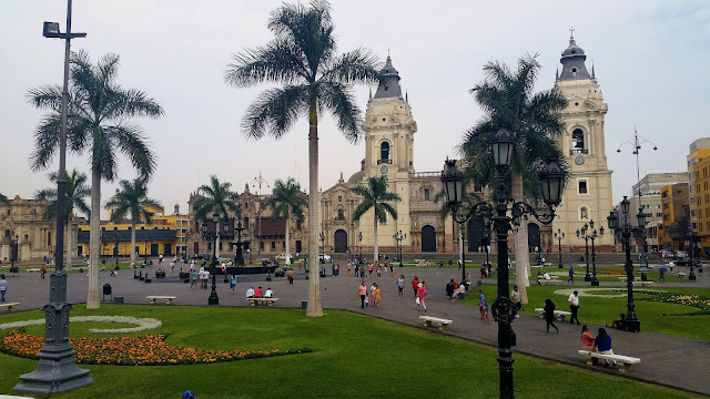 Lima, Peru, Melanie.Ps, The Purple Scarf, Travel, South America, Backpacking, Explore, Woman, Canadian, Tourist, Plaza Mayor, Catherdral