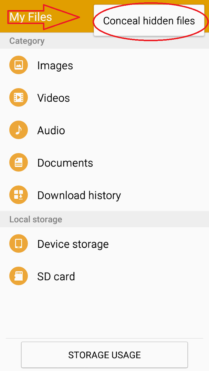 How to Hide Folders In Smartphones Without using any Application
software