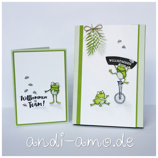 Willkommensgeschenk Stampin Up Team andi-amo